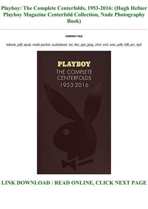 nude playboy centerfold|Playboy : the complete centerfolds, 1953